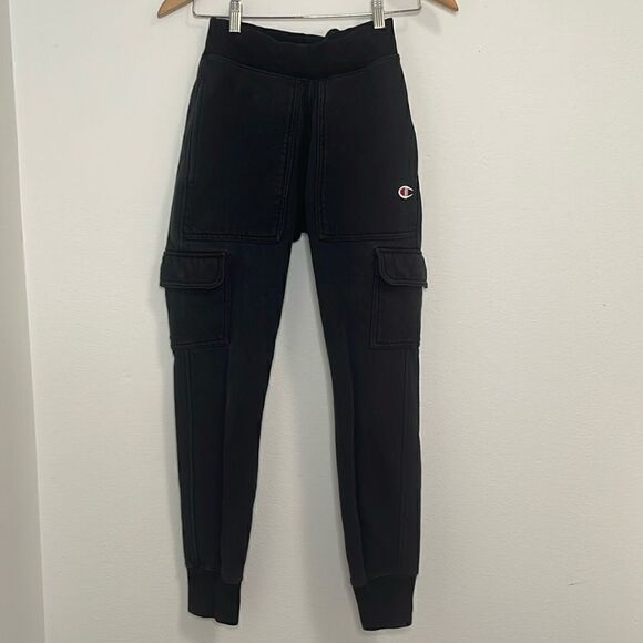Champion reverse weave sweatpants.  Utility pockets. Drawstring waist. Size XS. - Picture 6 of 7